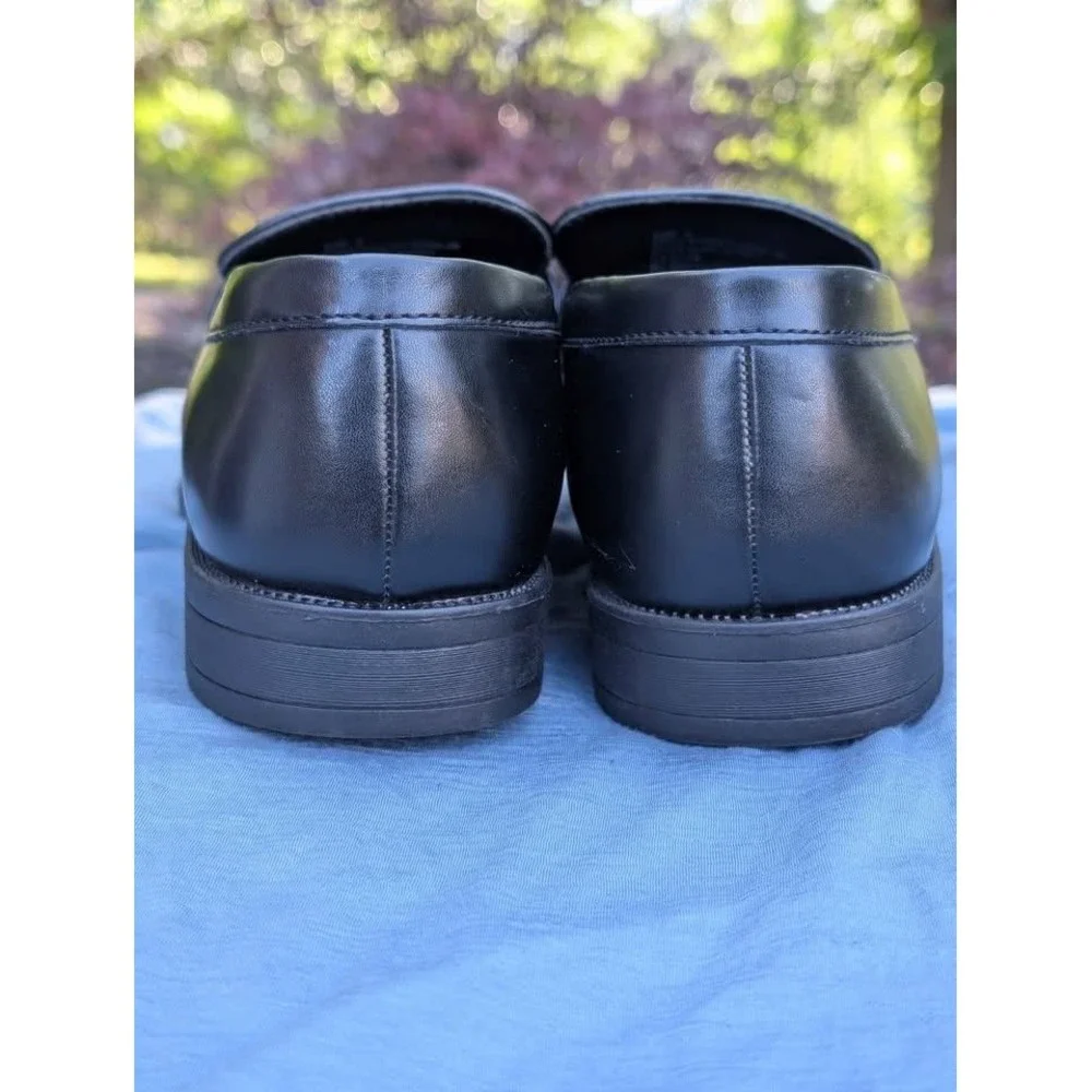 Perry Ellis Portfolio‎ Jeffrey Black Bit Loafers Mens Boys Size 6 Dress Shoes